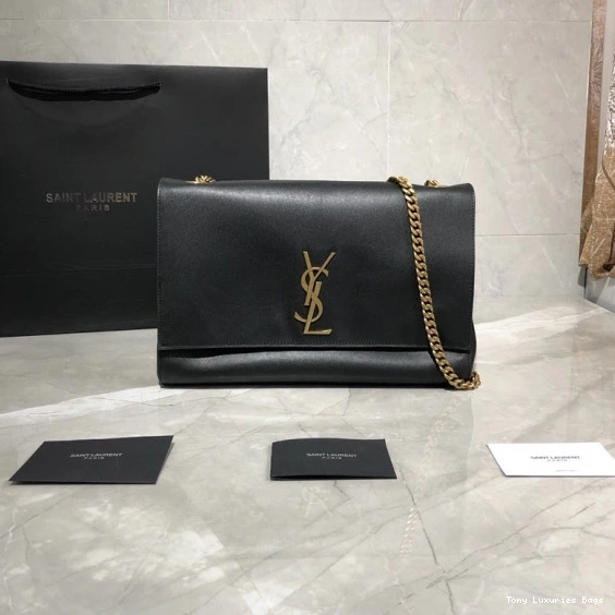 Tony Luxuries SUEDE REVERSIBLE AND SMOOTH YSL KATE IN MEDIUM LEATHER 0715